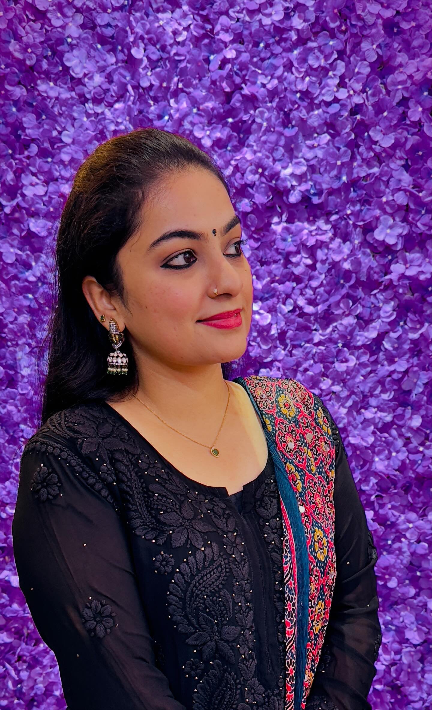 Haniya Georgette Mukaish Chikankari Kurta