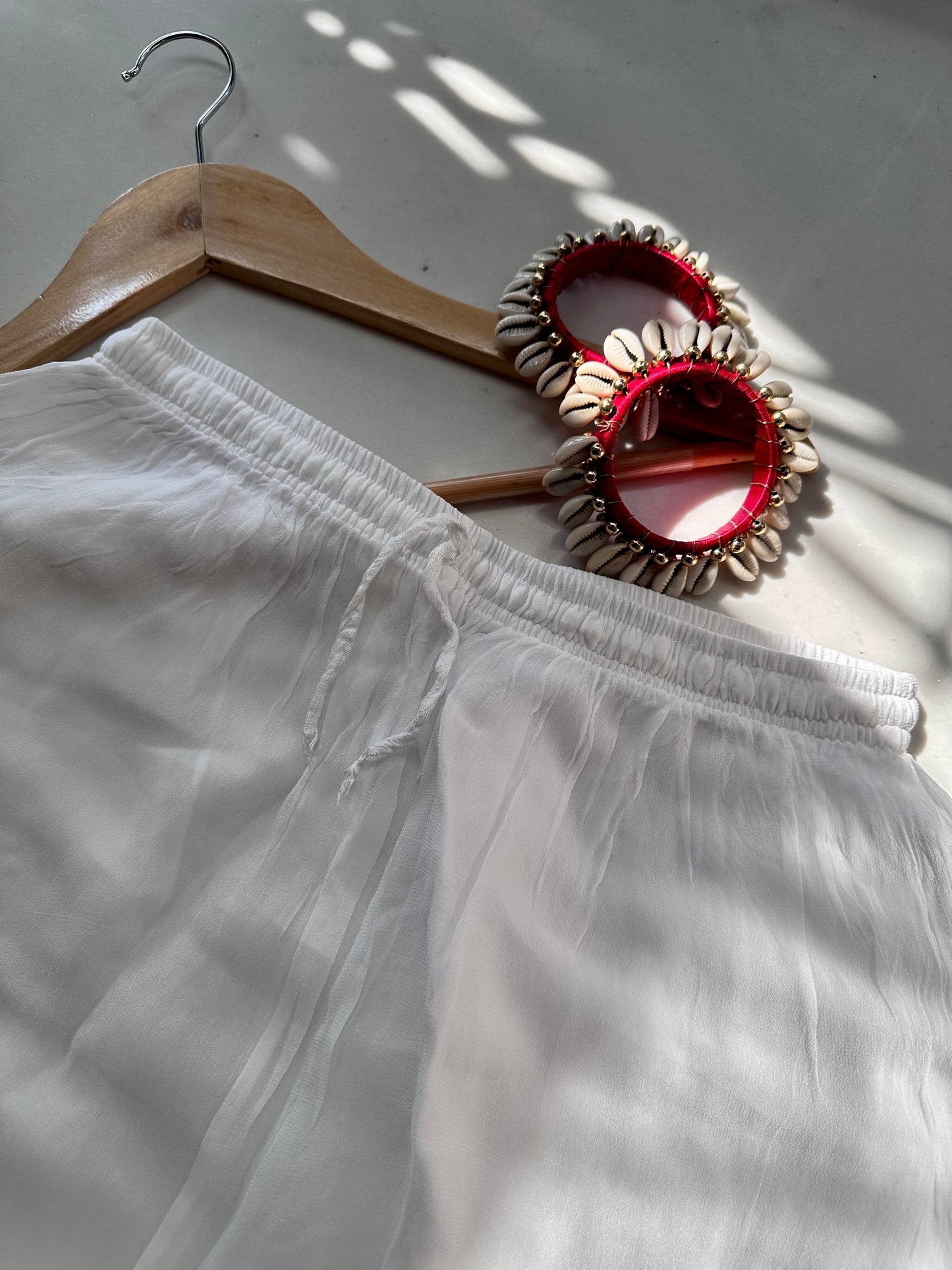 Handcrafted Heavy Georgette Chikankari Palazo