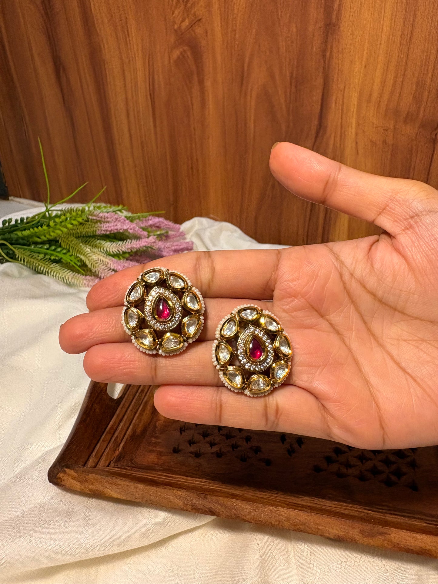 Chandrika Diamond studs