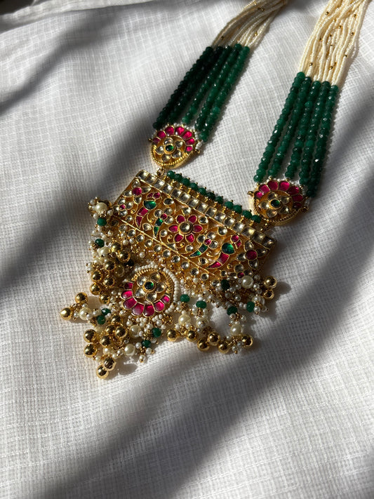 Pachi kundan jewellery set #08