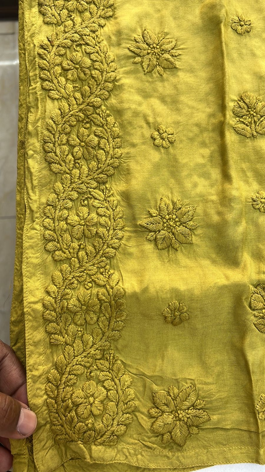 Lily - Non Transparent Cotton Chikankari Suit set