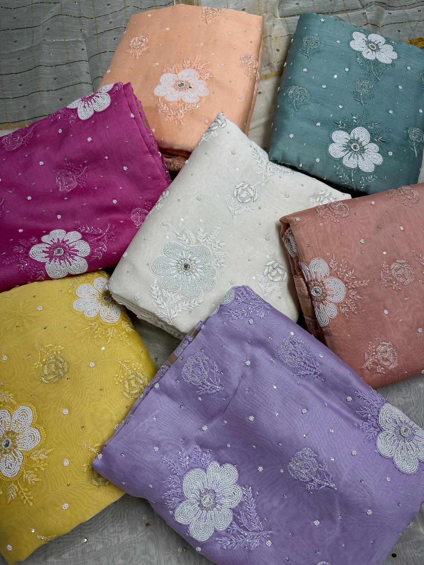 Simran Soft Pure Chanderi Silk with Katadana chikankari saree
