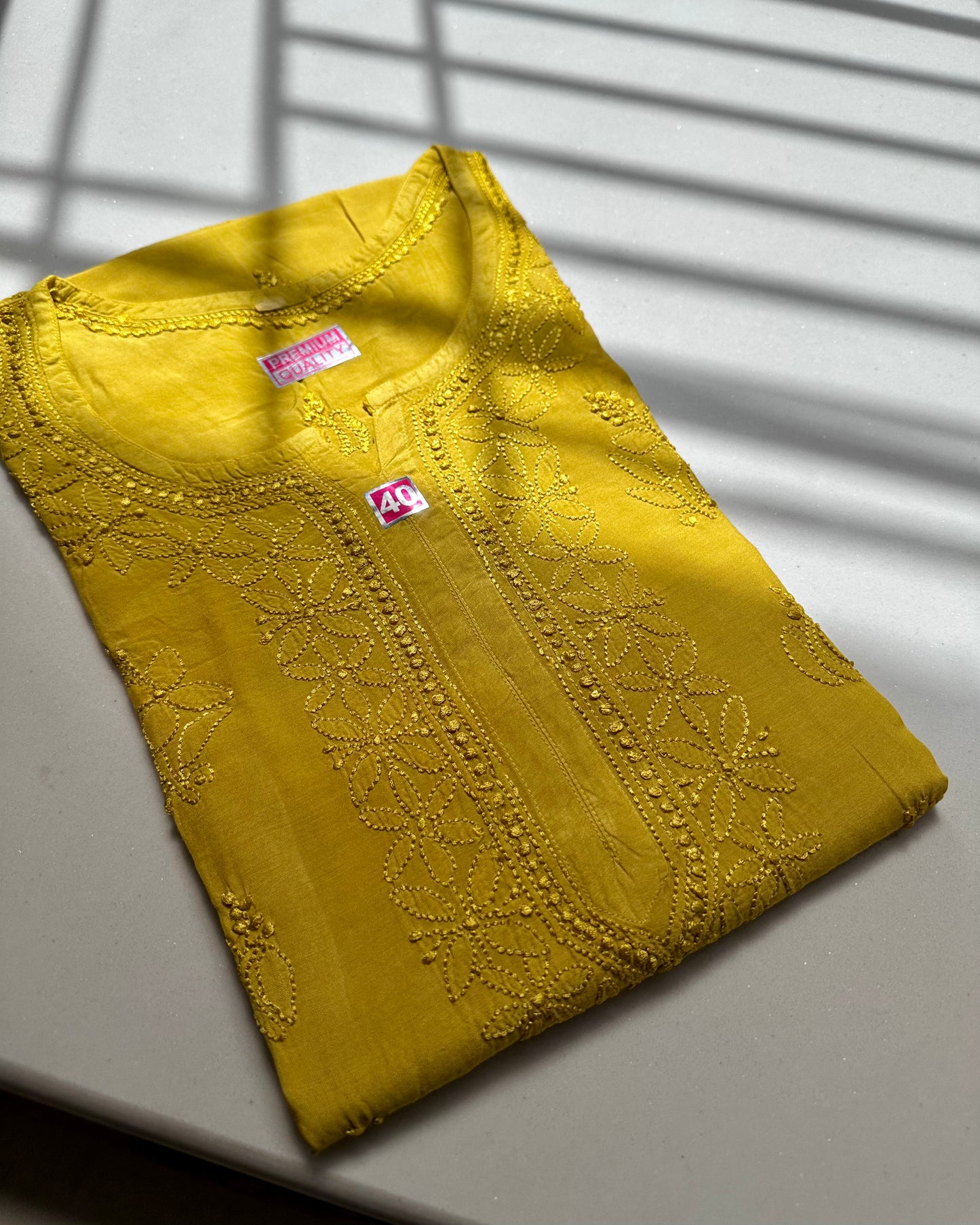 Bhumi Pure muslin cotton Chikankari Kurta