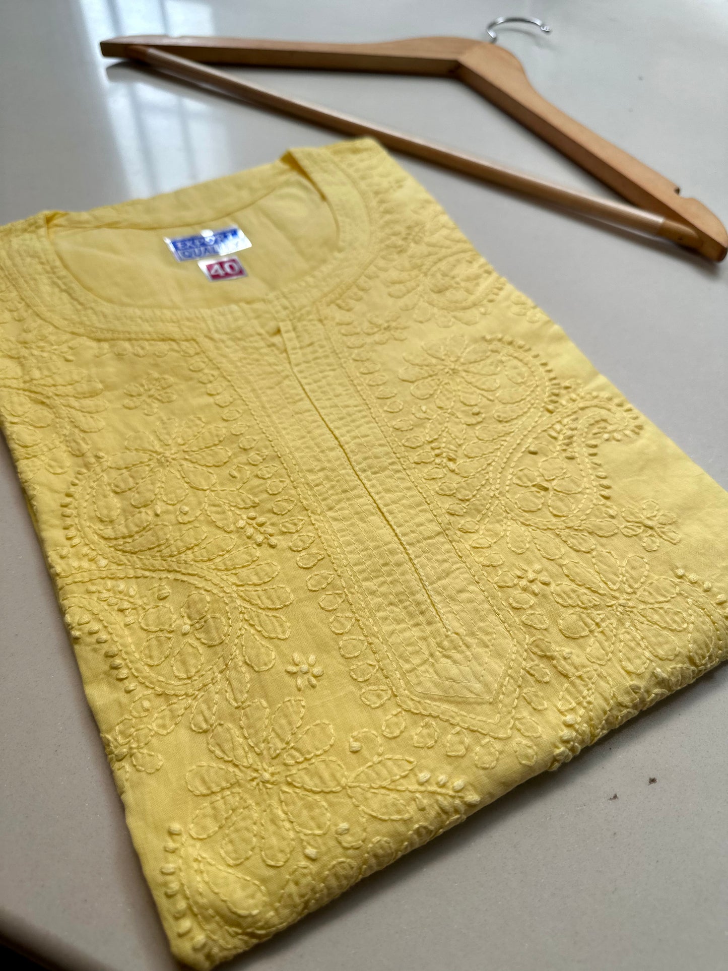 Sita pure mul cotton chikankari kurta