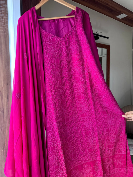 Maharani jaal Work suit set