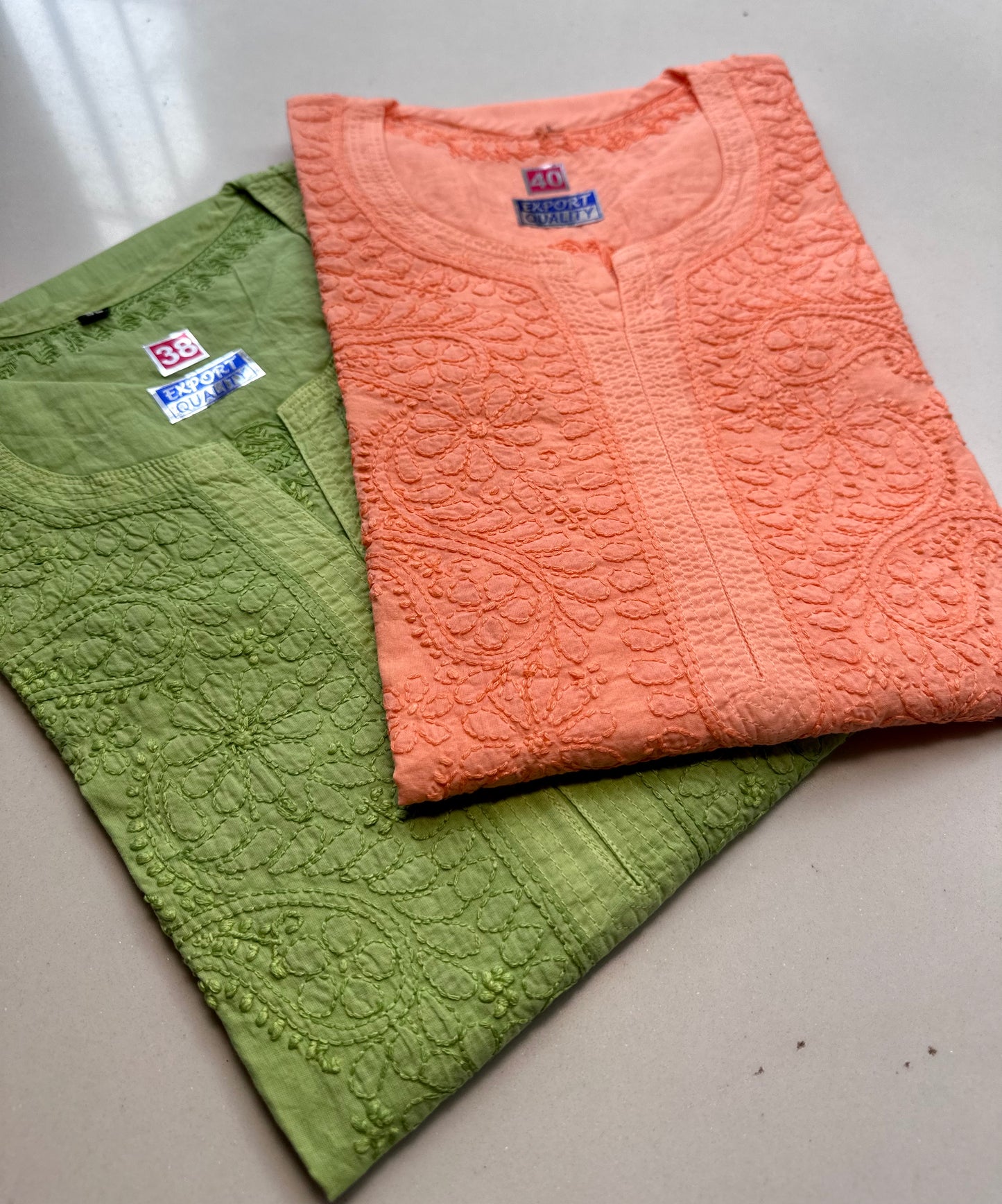 Sita pure mul cotton chikankari kurta