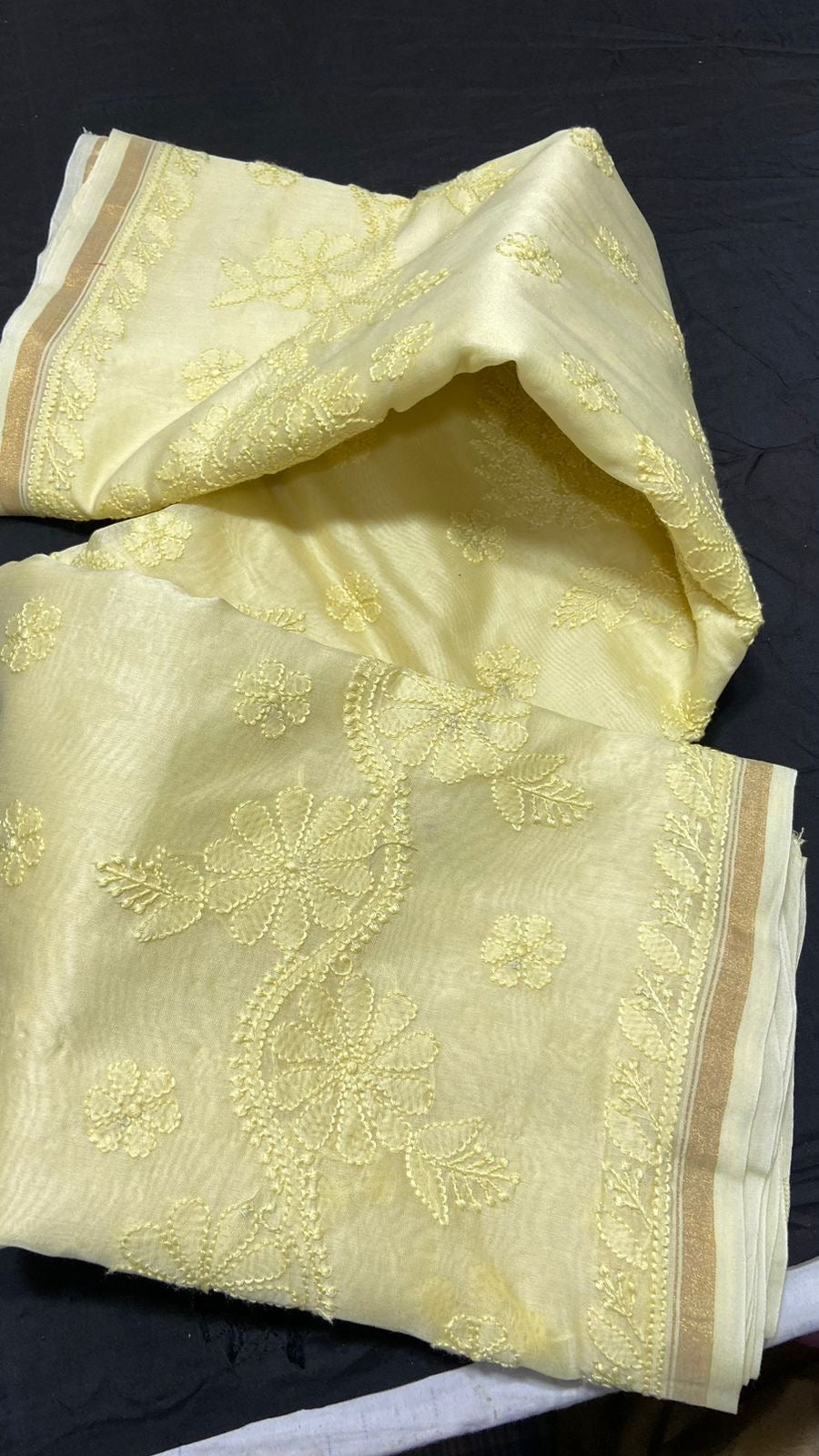 Moonlight Soft Pure Chanderi Saree With blouse pc