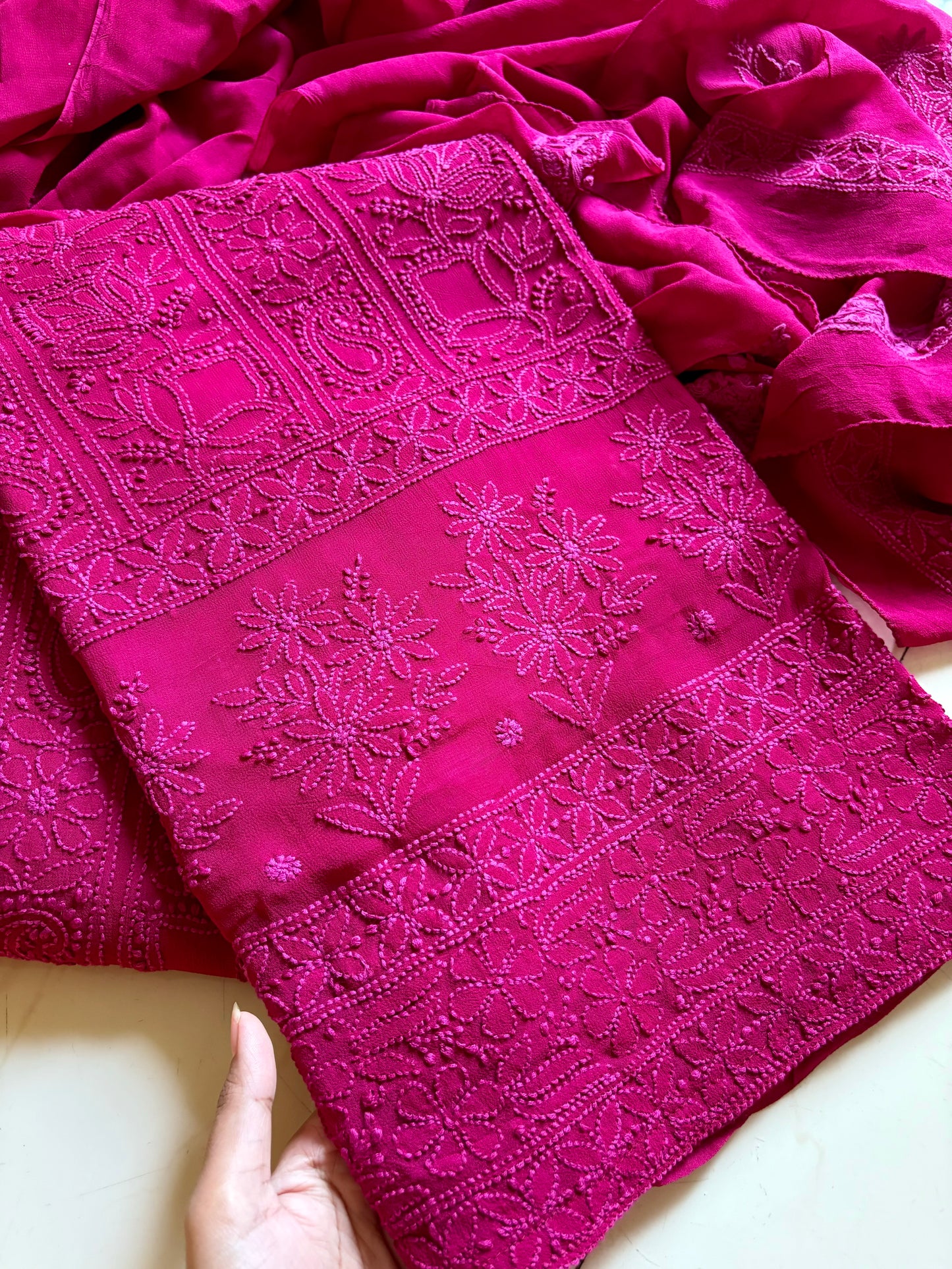 Maharani jaal Work suit set