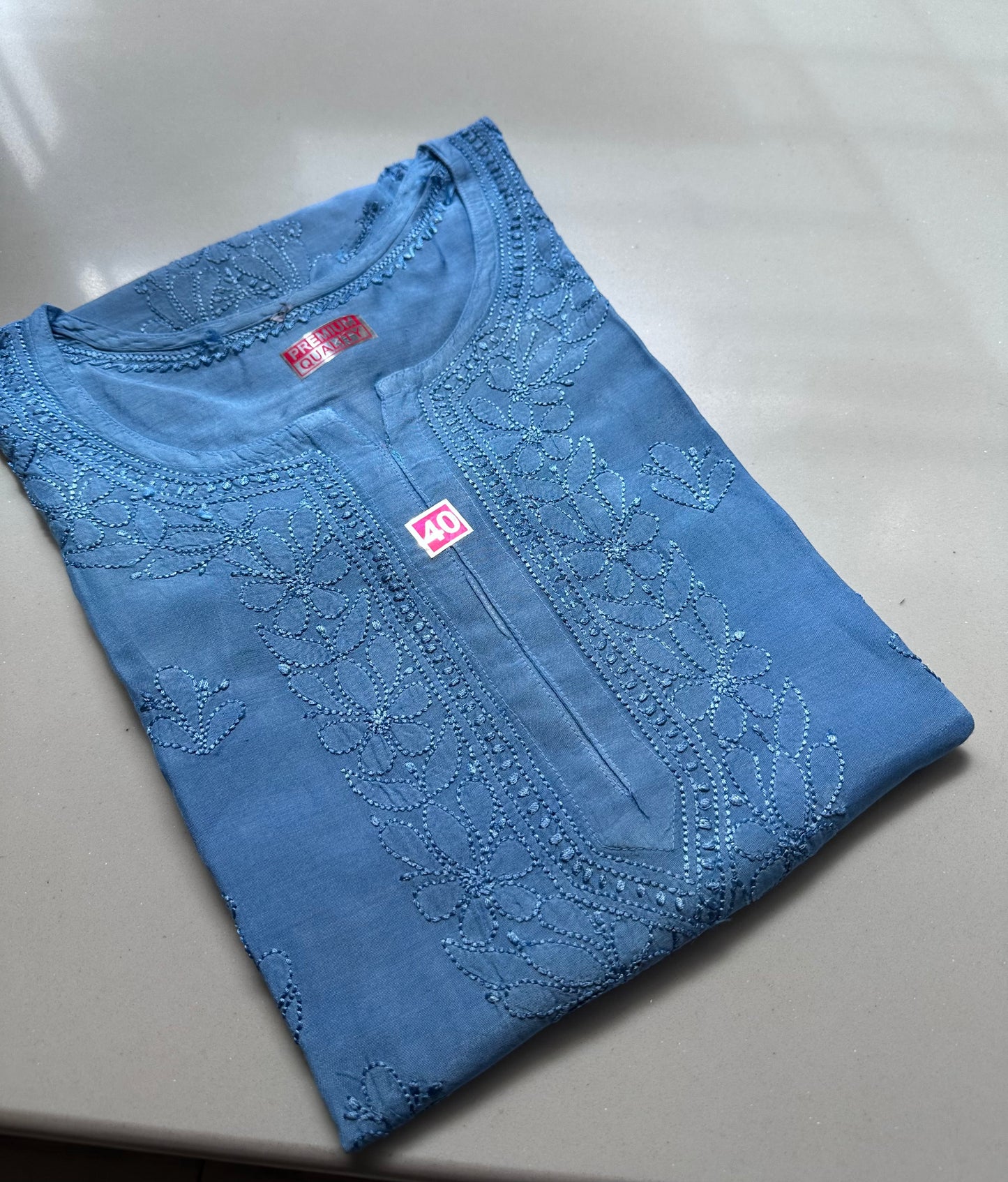 Bhumi Pure muslin cotton Chikankari Kurta