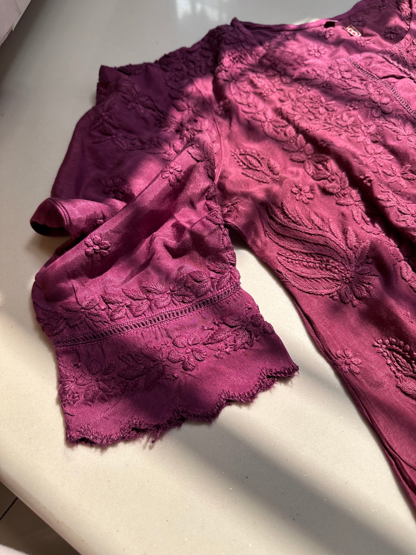 Mohini Pure muslin non transparent Chikankari suit set