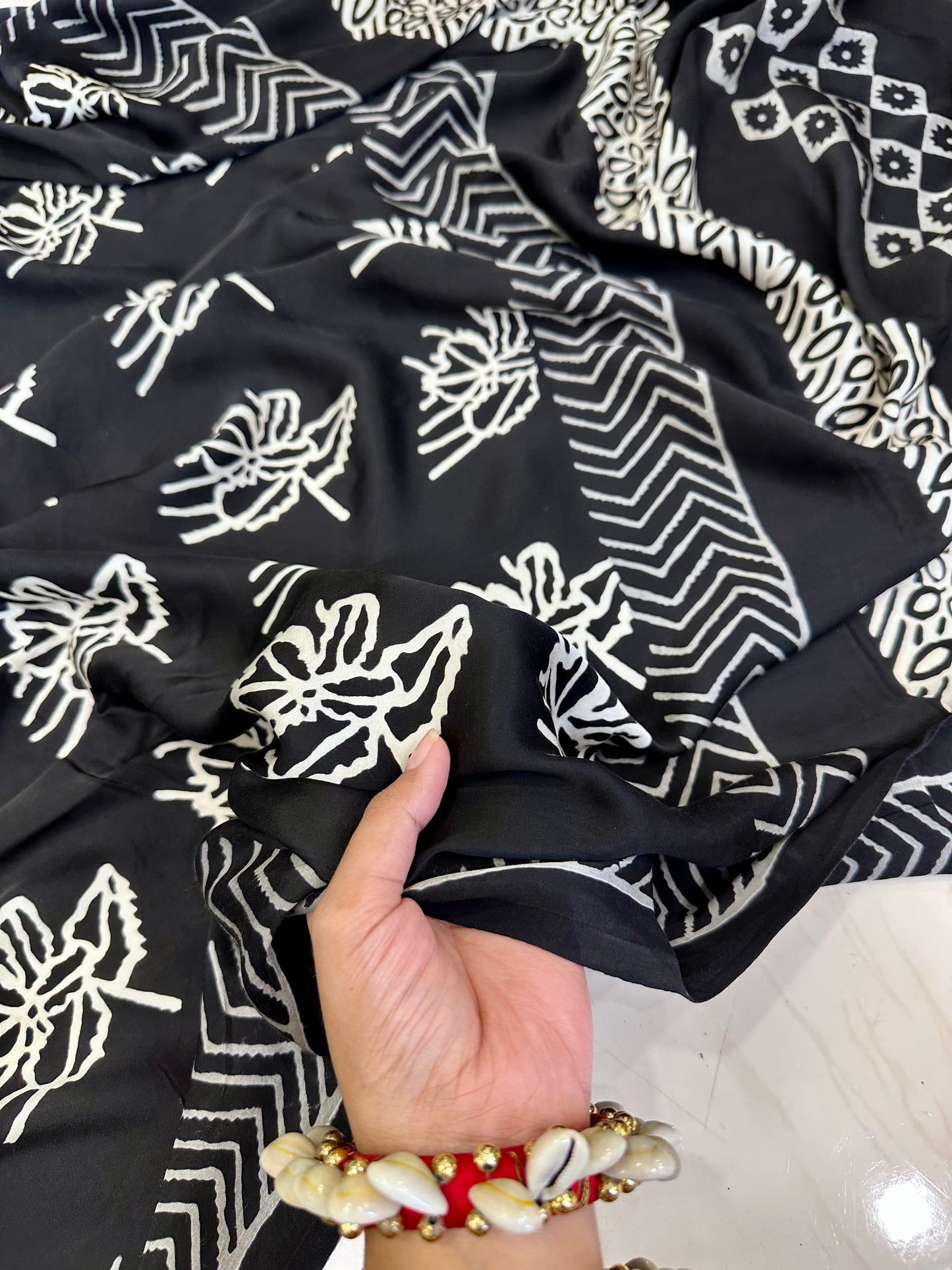 BulBul Pure modal silk saree