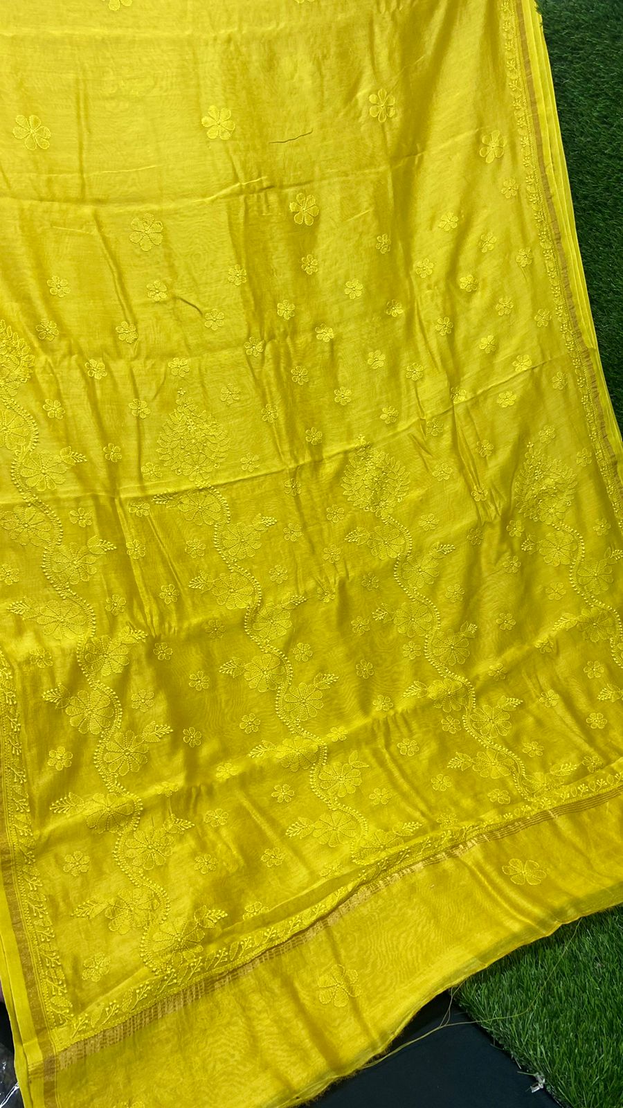 Moonlight Soft Pure Chanderi Saree With blouse pc