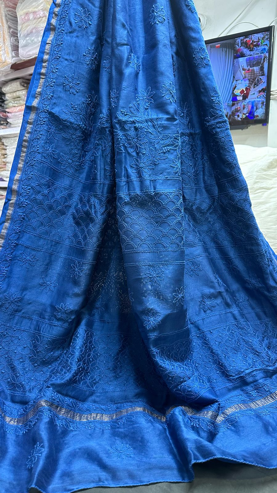 Moonlight Soft Pure Chanderi Saree - All colors