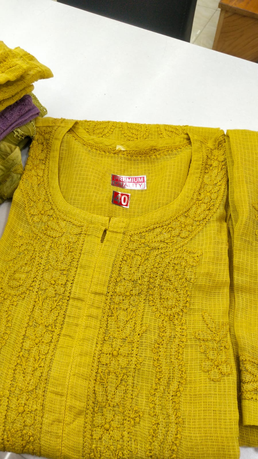 Anika Kota cotton Chikankari Suit Set
