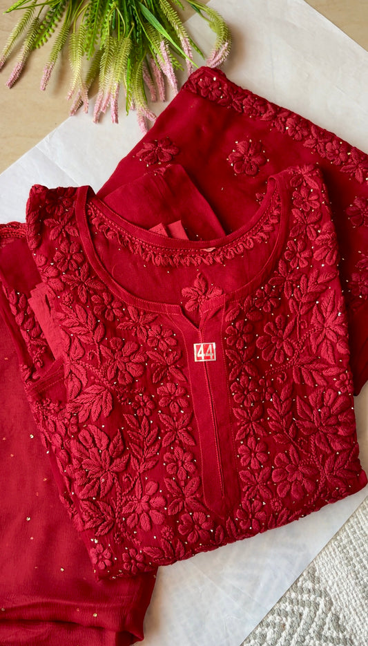 Haseen Haniya Three Piece pure viscose georgette Suit Set