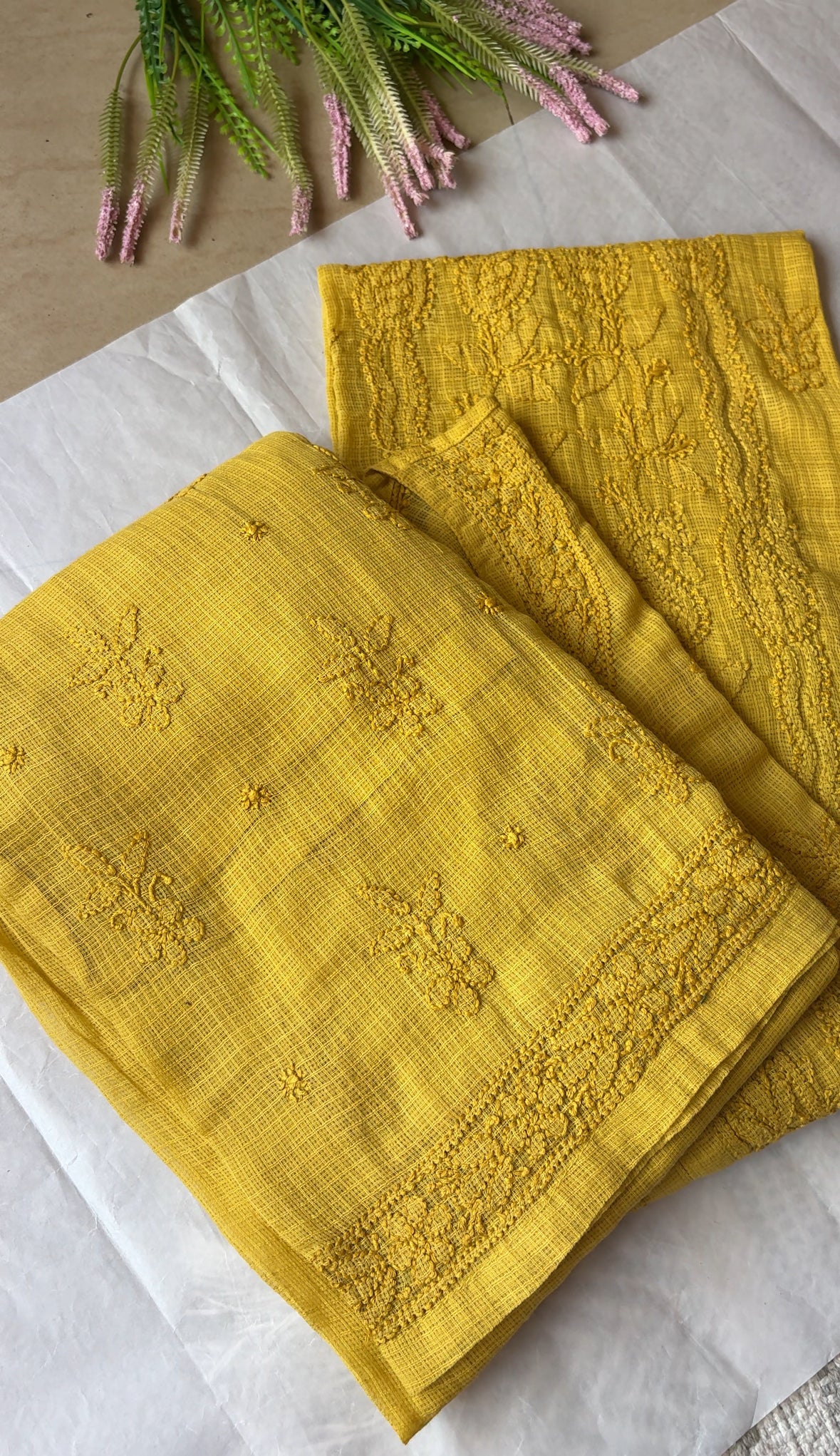 Anika Kota cotton Chikankari Suit Set