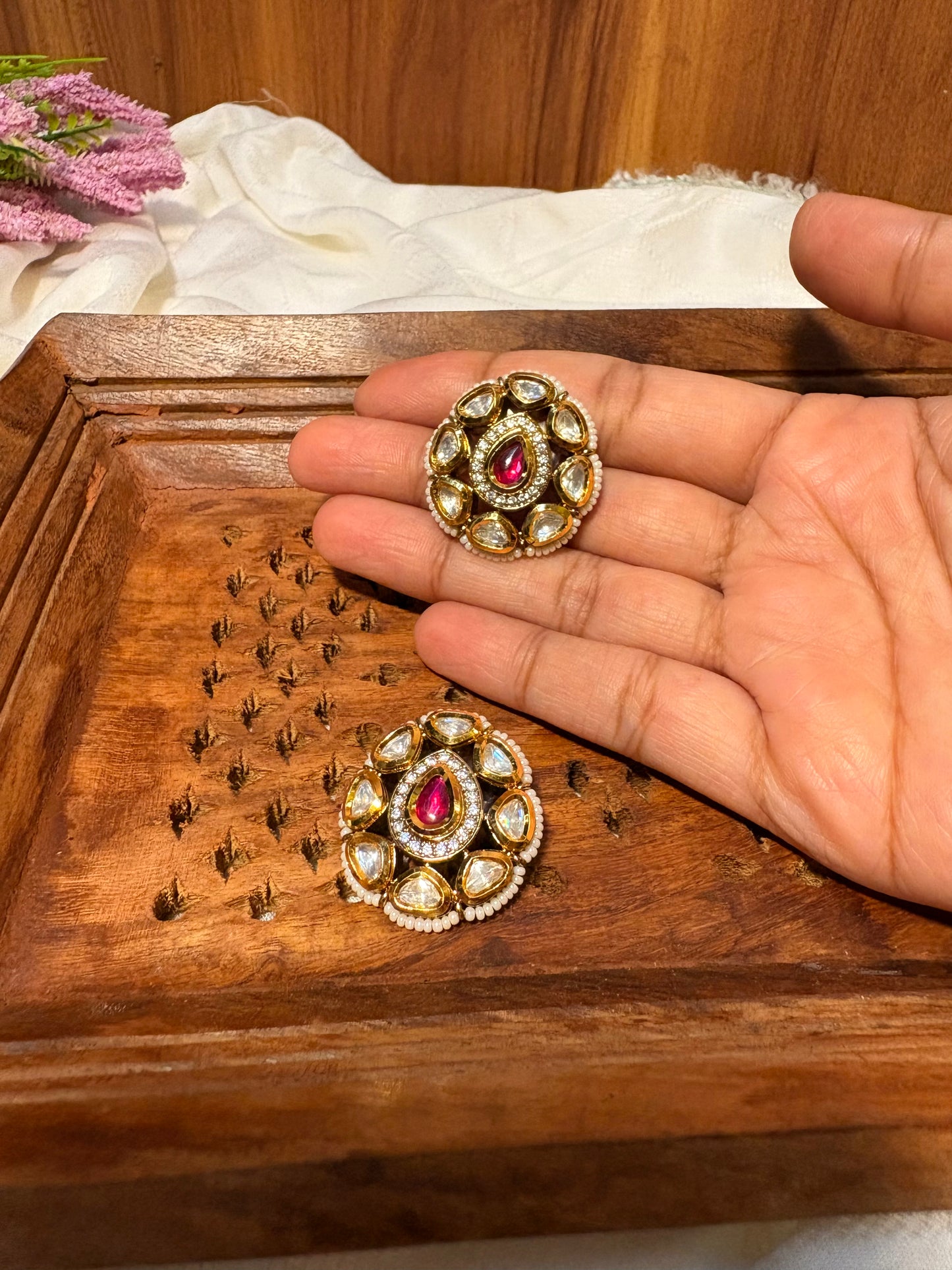 Chandrika Diamond studs