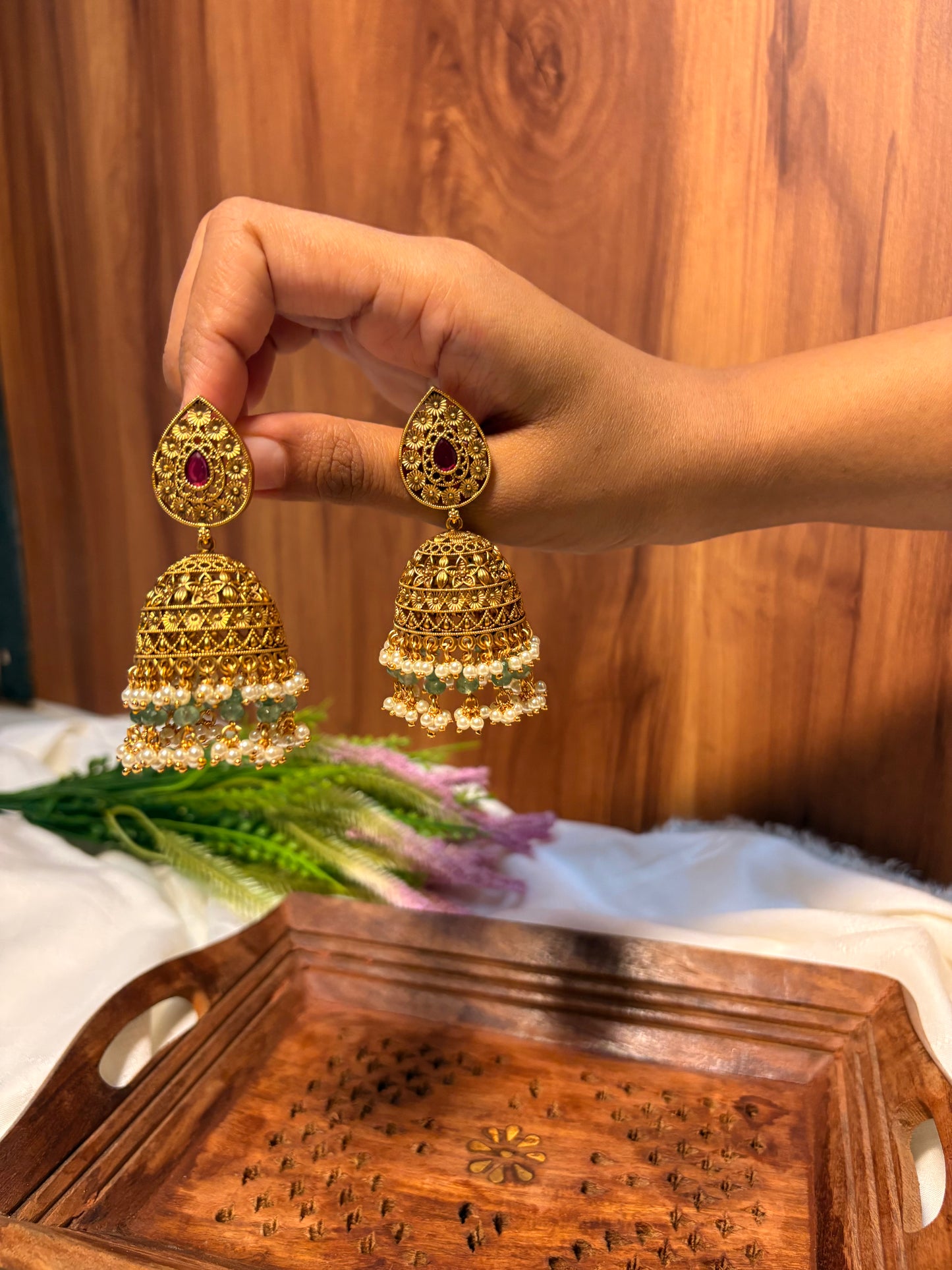 Kamakshi South Indian jhumki