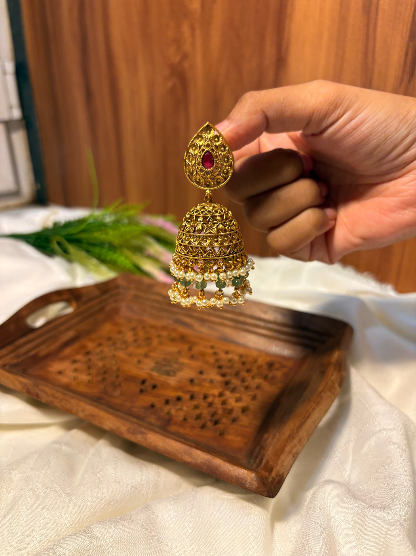 Kamakshi South Indian jhumki