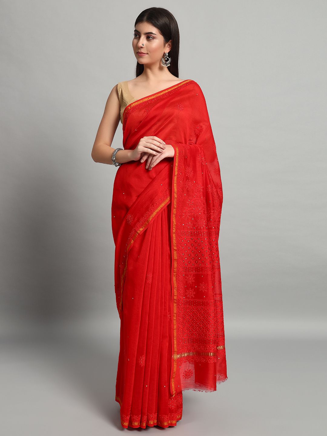 Manmohini pure chanderi silk saree