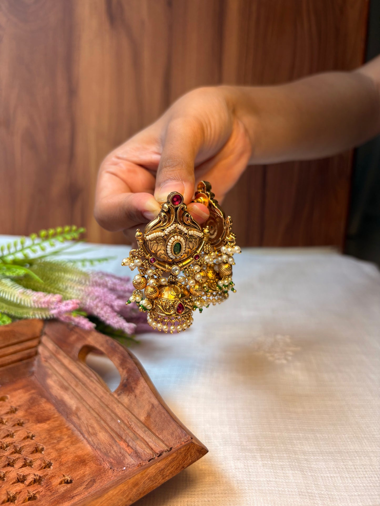 Bhavani earrings jhumki