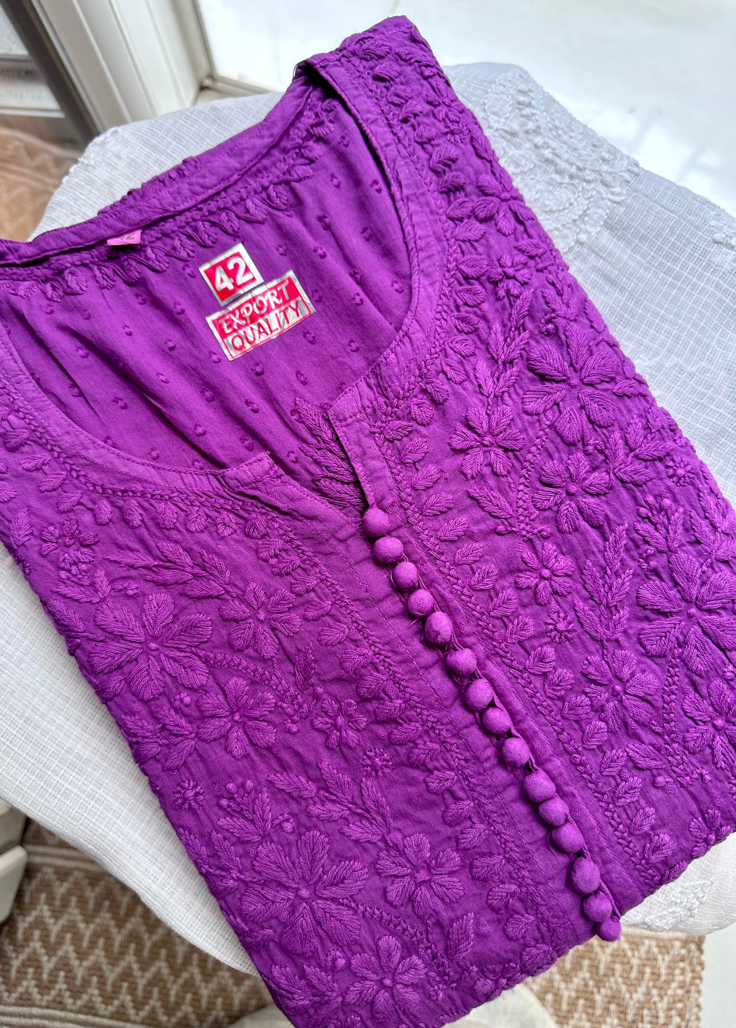 Suhani Cotton Chikankari Kurta
