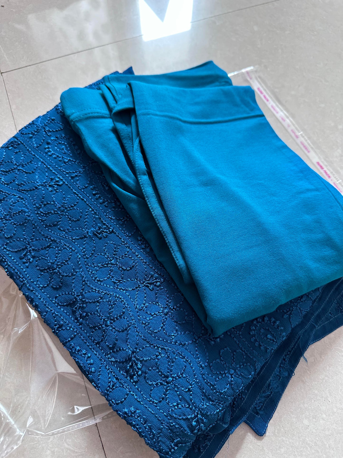 Jaal Georgette Kurtas In Fine Chikankari Work (Dark Shades)